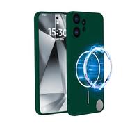PanXCase Coque pour CMF Phone 2 Pro - Étui Magnétique en Silicone, Souple Fine Antichoc Housse avec Doublure en Microfibre (Vert)