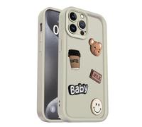 PanXCase Coque pour Honor X6b 4G - Étui 3D Ourson Sourire Motif Désign Cute Silicone, Protection Caméra Filles Femmes Antichoc Housse (White)