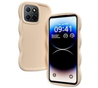 PanXCase Coque pour Honor X8 5G / Honor X6 / Honor 70 Lite - Étui Silicone Désign Ondulé Cute, Légère Fine Souple Femmes Filles Antichoc Anti-Rayure Bumper Housse (Blanc)