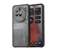 PanXCase Coque pour Nothing Phone 3a Pro Protectrice Antichoc Militaire, Étui pour Nothing Phone 3a Pro Housse Mate Translucide (Noir)