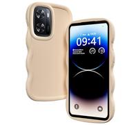 PanXCase Coque pour Oppo A57 4G / Oppo A57s 4G / Oppo A77 4G - Étui Silicone Désign Ondulé Cute, Légère Fine Souple Femmes Filles Antichoc Anti-Rayure Bumper Housse (Blanc)