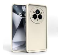 PanXCase Coque pour Realme 14 Pro Plus Pro+ - Étui Silicone Souple Fine Légère Elegant Désign, Protection Caméra Antichoc Anti-Rayures Mince Housse (Blanc)