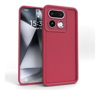 PanXCase Coque pour Realme 16 Pro Plus Pro+ - Étui Silicone Souple Fine Légère Elegant Désign, Protection Caméra Antichoc Anti-Rayures Mince Housse (Vin Rouge)