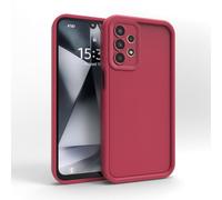 PanXCase Coque pour Samsung Galaxy A23 5G/4G - Étui Silicone Souple Fine Légère Elegant Désign, Protection Caméra Antichoc Anti-Rayures Mince Housse (Vin Rouge)
