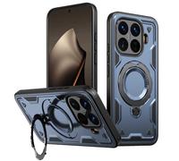 PanXCase Coque pour Xiaomi 17T 5G - Étui Armor Support 360° Métallique Anneau Magnétique Armée Antichoc Grade Militaire Protection Housse (Blue)
