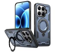 PanXCase Coque pour Xiaomi 17T Pro 5G - Étui Armor Support 360° Métallique Anneau Magnétique Armée Antichoc Grade Militaire Protection Housse (Blue)