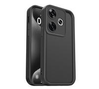 PanXCase Coque pour Xiaomi Poco F6 5G / Xiaomi Redmi Turbo 3 - Étui Silicone Souple Fine Légère Elegant Désign, Protection Caméra Antichoc Anti-Rayures Mince Housse (Noir)