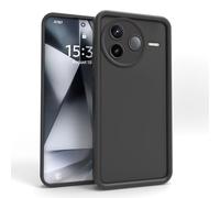 PanXCase Coque pour Xiaomi Poco F7 Pro - Étui Silicone Souple Fine Légère Elegant Désign, Protection Caméra Antichoc Anti-Rayures Mince Housse (Noir)
