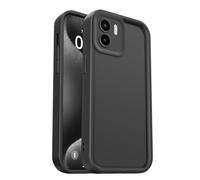 PanXCase Coque pour Xiaomi Redmi A1 4G / Redmi A2 4G - Étui Silicone Souple Fine Légère Elegant Désign, Protection Caméra Antichoc Anti-Rayures Mince Housse (Noir)