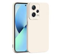 PanXCase Coque pour Xiaomi Redmi Note 12 Pro Plus 5G / 12 Pro+ 5G - Étui Silicone Souple Fine Légère, Protection Antichoc Antidérapante Anti-Rayures Mince Désign Téléphone Housse (Blanc)