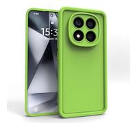 PanXCase Coque pour Xiaomi Redmi Note 14 Pro Plus 5G - Étui Silicone Souple Fine Légère Elegant Désign, Protection Caméra Antichoc Anti-Rayures Mince Housse (Vert)