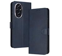 PanXCase Coque Rabat pour Honor 200 - Étui PU Cuir Wallet, Support Magnétique Antichoc Anti-Empreintes Digitales Housse pour Porte Carte (Bleu Foncé)