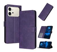 PanXCase Coque Rabat pour Honor 600 - Étui PU Cuir Wallet, Support, Porte Carte, Magnétique Antichoc Housse (Violet)
