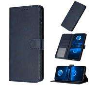 PanXCase Coque Rabat pour Honor 600 Pro - Étui PU Cuir Wallet, Support, Porte Carte, Magnétique Antichoc Housse (Bleu Foncé)