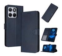PanXCase Coque Rabat pour Motorola Edge 70 Fusion | Étui Wallet en Cuir PU, Fonction Support, Porte-Cartes, Fermeture Magnétique, Housse Antichoc, Dark Blue