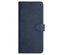 PanXCase Coque Rabat pour Motorola Moto G15 / G15 Power - Étui PU Cuir Wallet, Support Magnétique Antichoc Anti-Empreintes Digitales Housse pour Porte Carte (Bleu Foncé)