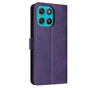 PanXCase Coque Rabat pour Motorola Moto G57 / G57 Power / G67 Power - Étui PU Cuir Wallet, Support, Porte Carte, Magnétique Antichoc Housse (Violet)