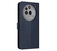PanXCase Coque Rabat pour Nothing Phone 3a Pro - Étui PU Cuir Wallet, Support Magnétique Antichoc Anti-Empreintes Digitales Housse pour Porte Carte (Bleu Foncé)