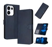 PanXCase Coque Rabat pour Oppo Reno 16/16 Pro - Étui PU Cuir Wallet, Support, Porte Carte, Magnétique Antichoc Housse (Bleu Foncé)