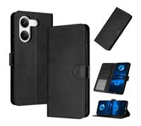 PanXCase Coque Rabat pour Xiaomi Poco X8 Pro - Étui PU Cuir Wallet, Support, Porte Carte, Magnétique Antichoc Housse (Noir)