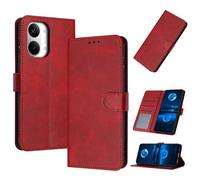 PanXCase Coque Rabat pour Xiaomi Poco X8 Pro Max - Étui PU Cuir Wallet, Support, Porte Carte, Magnétique Antichoc Housse (Rouge)