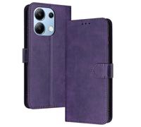 PanXCase Coque Rabat pour Xiaomi Redmi Note 13 Pro 4G - Étui PU Cuir Wallet, Support Magnétique Antichoc Anti-Empreintes Digitales Housse pour Porte Carte (Violet)