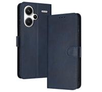 PanXCase Coque Rabat pour Xiaomi Redmi Note 13 Pro Plus 5G / Pro+ 5G - Étui PU Cuir Wallet, Support Magnétique Antichoc Anti-Empreintes Digitales Housse pour Porte Carte (Bleu Foncé)