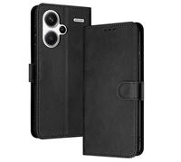 PanXCase Coque Rabat pour Xiaomi Redmi Note 13 Pro Plus 5G / Pro+ 5G - Étui PU Cuir Wallet, Support Magnétique Antichoc Anti-Empreintes Digitales Housse pour Porte Carte (Noir)