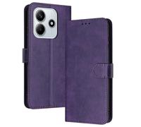 PanXCase Coque Rabat pour Xiaomi Redmi Note 14 5G - Étui PU Cuir Wallet, Support Magnétique Antichoc Anti-Empreintes Digitales Housse pour Porte Carte (Violet)