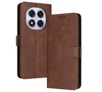 PanXCase Coque Rabat pour Xiaomi Redmi Note 14 Pro 5G / Note 14 Pro Plus 5G - Étui PU Cuir Wallet, Support Magnétique Antichoc Anti-Empreintes Digitales Housse pour Porte Carte (Brun)