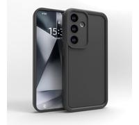 PanXCase Coque Silicone pour Samsung Galaxy S25 5G | Étui Souple et Léger, Design Élégant, Protection Caméra, Antichoc, Anti-Rayures, Dos Concave Ergonomique, Black