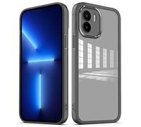 PanXCase Coque Tansparente pour Xiaomi Redmi A2 4G / Xiaomi Redmi A1 4G - Étui Clear avec Lens Protector Légère Souple Fine Antichoc Anti-Rayures Protection Caméra Housse (Noir)