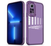 PanXCase Coque Tansparente pour Xiaomi Redmi Note 12 Pro 4G / Note 11 Pro 5G/4G - Étui Clear avec Lens Protector Légère Souple Fine Antichoc Anti-Rayures Protection Caméra Housse (Violet)