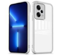 PanXCase Coque Tansparente pour Xiaomi Redmi Note 12 Pro 5G - Étui Clear avec Lens Protector Légère Souple Fine Antichoc Anti-Rayures Protection Caméra Housse (Blanc)