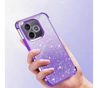 PanXCase Paillettes Coque pour Honor 600 Lite - Étui Transparente Glitter Dessin Élégant Souple Ultra Fine Fille Femme Légère Antichoc Housse (Violet)