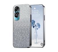 PanXCase Paillettes Coque pour Honor 90 Lite - Étui Transparente Glitter Dessin Élégant Souple Ultra Fine Fille Femme Légère Antichoc Housse (Gris)