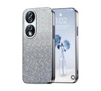 PanXCase Paillettes Coque pour Honor X7b 4G / Honor X7b 5G / Honor 90 Smart - Étui Transparente Glitter Dessin Élégant Souple Ultra Fine Fille Femme Légère Antichoc Housse (Gris)