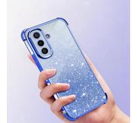 PanXCase Paillettes Coque pour Realme 16 Pro 5G - Étui Transparente Glitter Dessin Élégant Souple Ultra Fine Fille Femme Légère Antichoc Housse (Bleu)