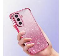 PanXCase Paillettes Coque pour Realme 16 Pro Plus Pro+ - Étui Transparente Glitter Dessin Élégant Souple Ultra Fine Fille Femme Légère Antichoc Housse (Rose)
