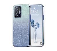 PanXCase Paillettes Coque pour Xiaomi 11T / Xiaomi 11T Pro - Étui Transparente Glitter Dessin Élégant Souple Ultra Fine Fille Femme Légère Antichoc Housse (Bleu)