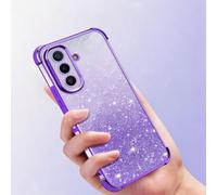 PanXCase Paillettes Coque pour Xiaomi Poco F8 Pro - Étui Transparente Glitter Dessin Élégant Souple Ultra Fine Fille Femme Légère Antichoc Housse (Violet)