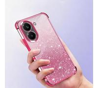 PanXCase Paillettes Coque pour Xiaomi Poco X8 Pro - Étui Transparente Glitter Dessin Élégant Souple Ultra Fine Fille Femme Légère Antichoc Housse (Rose)