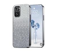 PanXCase Paillettes Coque pour Xiaomi Redmi Note 10 4G / 10S 4G - Étui Transparente Glitter Dessin Élégant Souple Ultra Fine Fille Femme Légère Antichoc Housse (Gris)