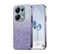 PanXCase Paillettes Coque pour Xiaomi Redmi Note 13 Pro 4G / Poco M6 Pro - Étui Transparente Glitter Dessin Élégant Souple Ultra Fine Fille Femme Légère Antichoc Housse (Violet)