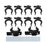 Panxef Fixation Plinthe Cuisine 10 Pièces Clip Plinthe Cuisine avec 30 Vis, Clips Plinthe Cuisine Plinthe Cuisine Sous-Meubles pour Pieds de Cuisine 32-40 mm