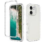 PANXIYUE Coque pour Oppo A5X, Antichoc Transparent TPU Souple et PC Rigide 360°Full Body Protection Housse Etui pour Oppo A5X 5G / 4G, Transparent