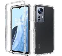 PANXIYUE Coque pour Xiaomi Mi 12 Lite 5G, Antichoc Transparent TPU Souple et PC Rigide 360°Full Body Protection Housse Etui pour Xiaomi Mi 12 Lite 5G, Transparent