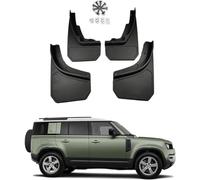 4 Pièces Voiture Bavettes pour L-and R-Over Defender 90/110 2020-2024,Pneus Avant Et ArrièRe Garde Boue Anti-Éclaboussures Protection Accessoires