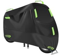 PANXUC Housse de Moto pour Piaggio X9 Evolution 125 2005-2007, Oxford Couverture Bâche Exterieur Imperméable Anti-Poussière Housse Protection Moto,Green/A