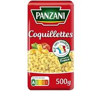PANZANI Coquillettes 500G - Les pâtes parfaites pour des repas savoureux en famille ! - Lot De 4 - Vendu Par Lot
